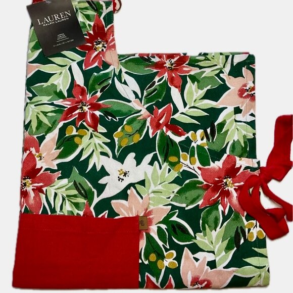 GIFT SET Ralph Lauren Bib Apron & Legno Italian Olive Wood Cheese Board NEW - Picture 12 of 13